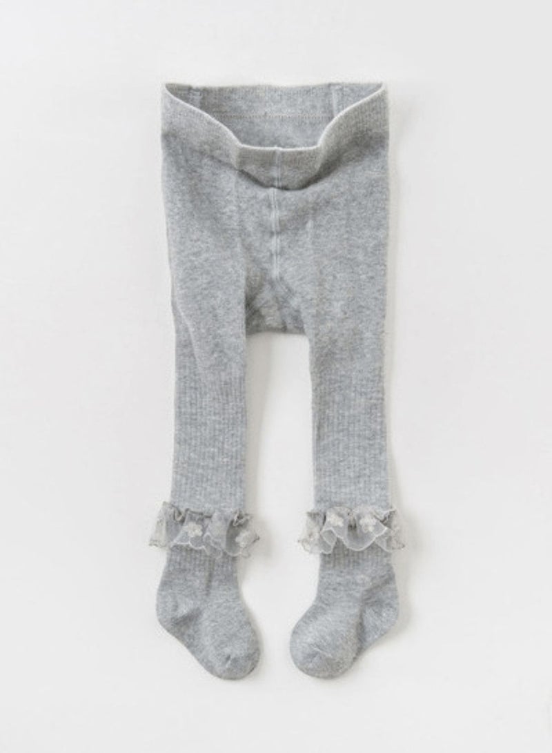 Dave & Bella Ruffle cotton tights - Image 1